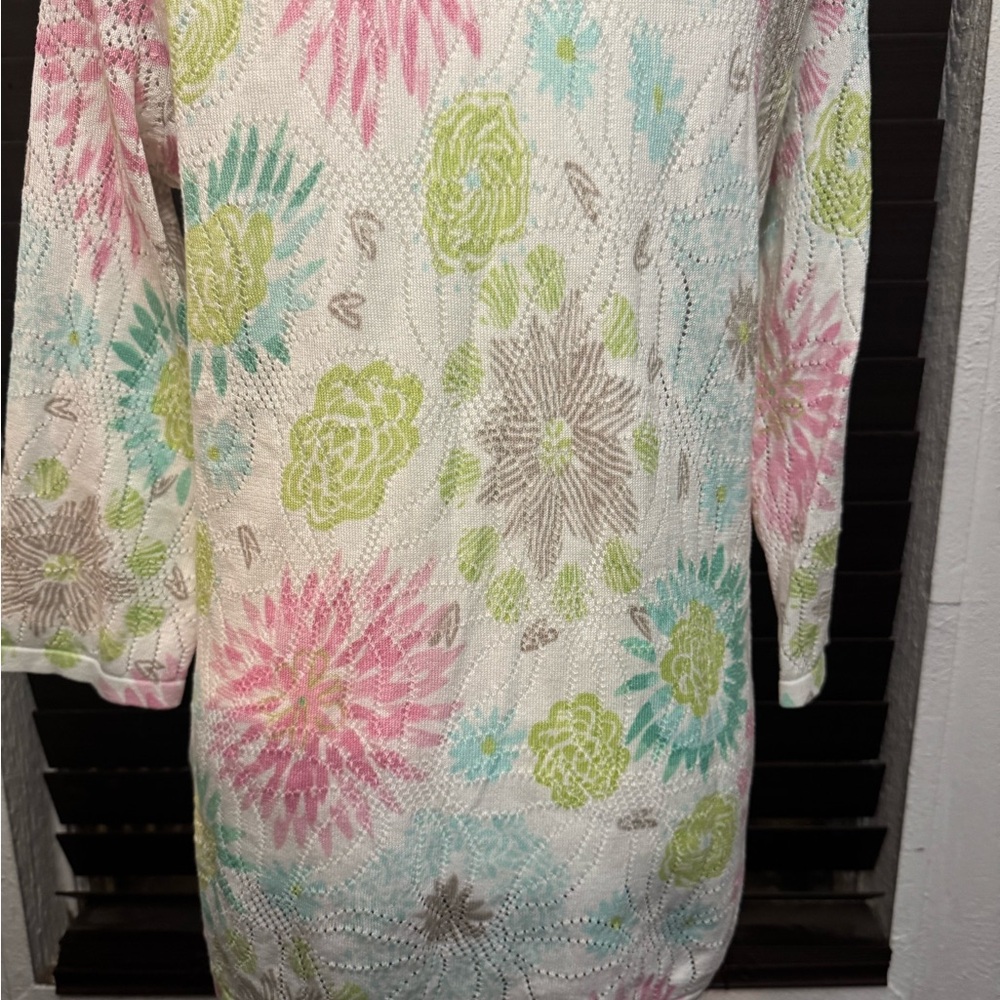 Sigrid Olsen Cream Knit Top - Picture 6 of 13